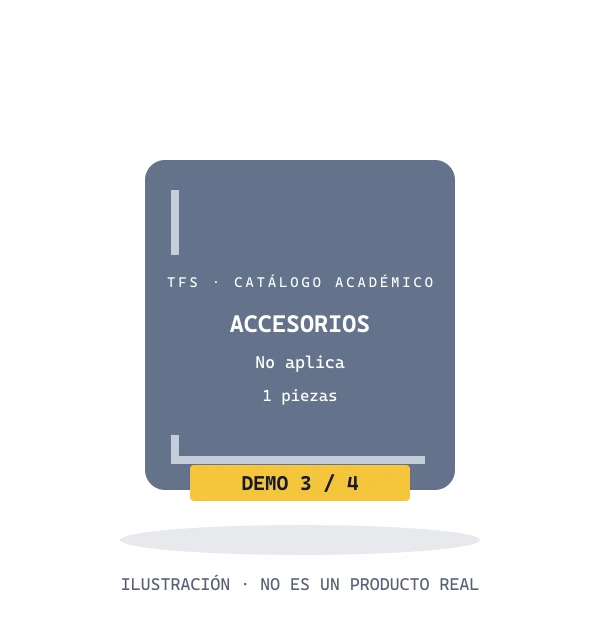 Ilustración de demostración de Toalla deportiva; no es una fotografía de un producto real.